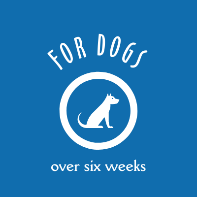 Description referencing the age of the dogs that can use this product