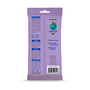 Back of Tooth & Gum Wipes product