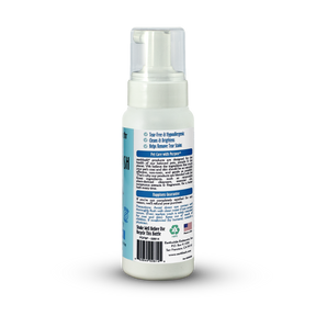 Foaming Facial Wash back from other perspective showing information